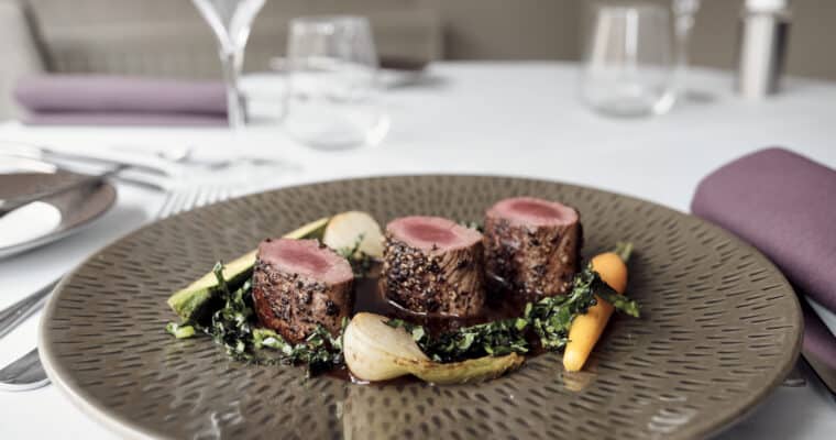 Dining at Maison Bleue