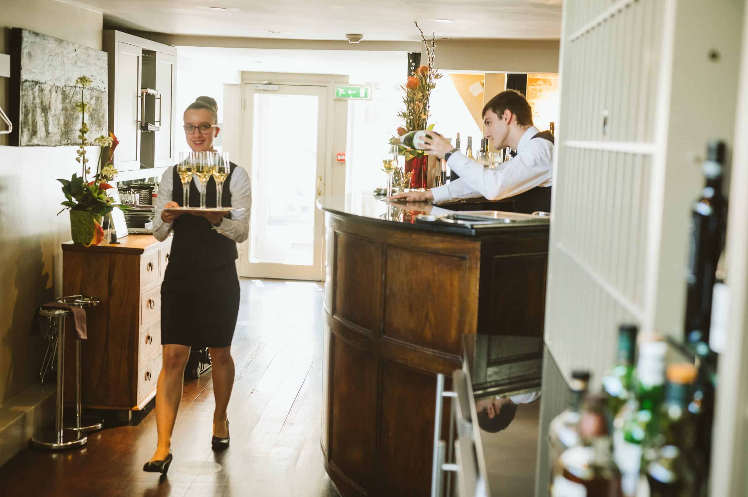 Restaurant Staff at Maison Bleue Bury St Edmunds